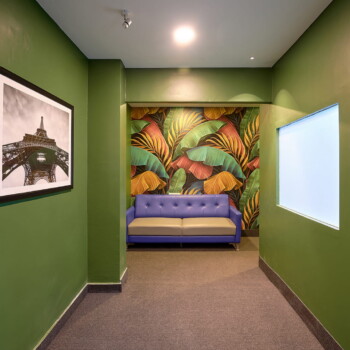Quiet private office setup near Jos Junction in Kochi for focused work.