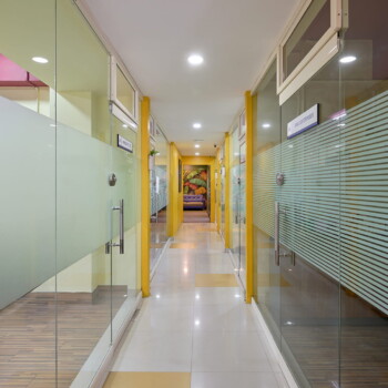 Professional commercial office setup in the Jos Junction area of Kochi.